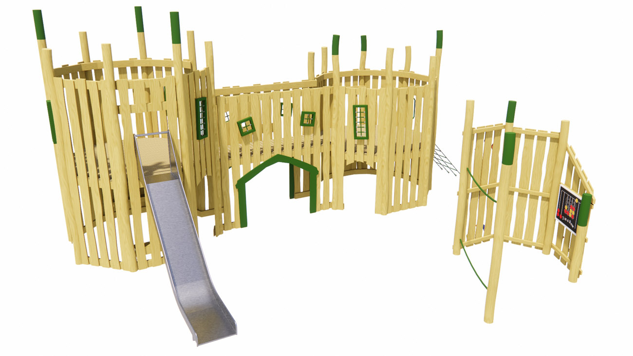adventure castle playground equipment