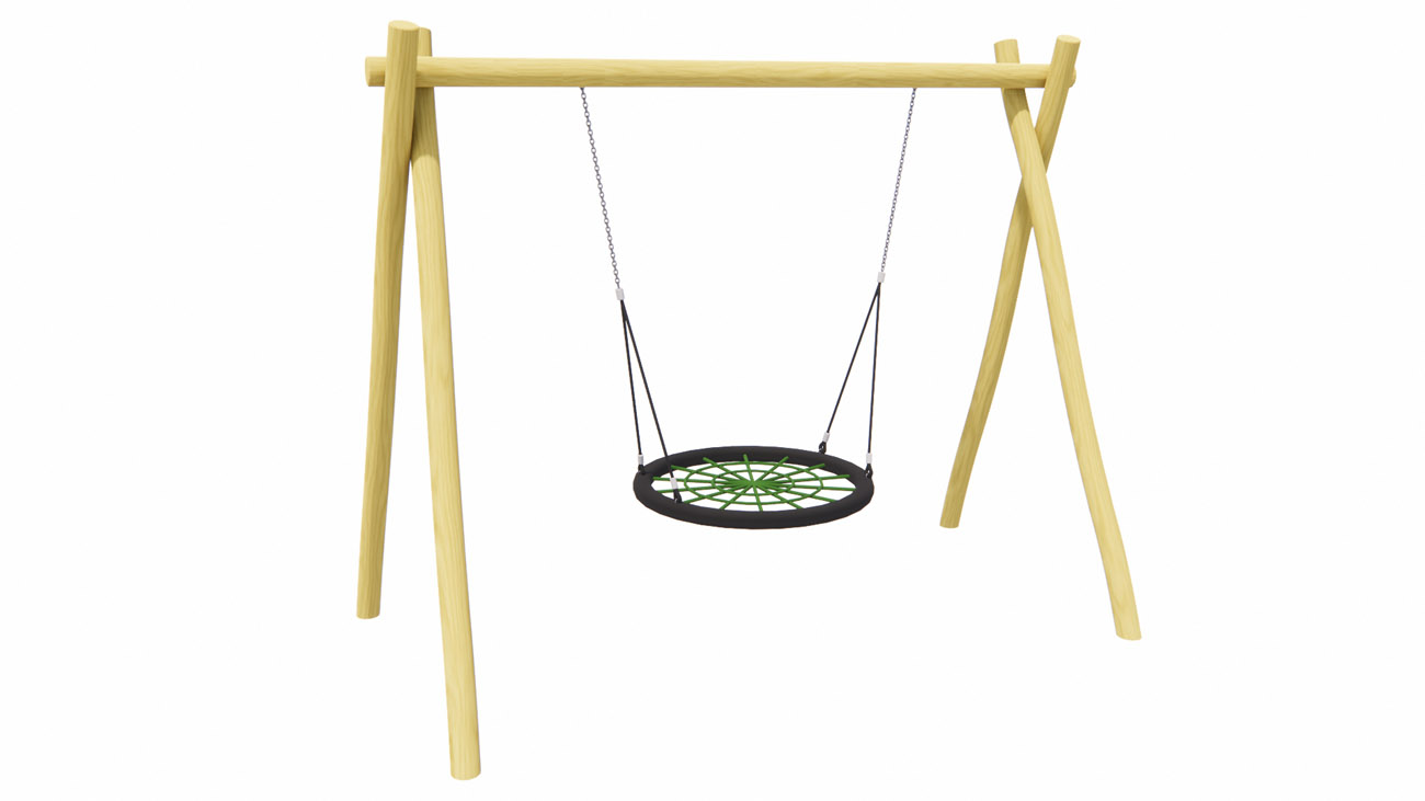 Playground nest swing